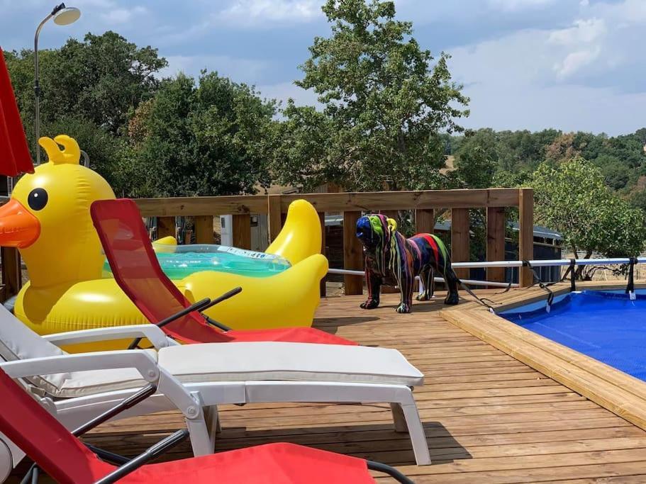 Gite A La Ferme Avec Jacuzzi Et Piscine Chauffee Saint-Felix-de-Tournegat Exterior foto